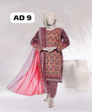 ALMEERAH DORIYA 3PC LAWN VOL-1