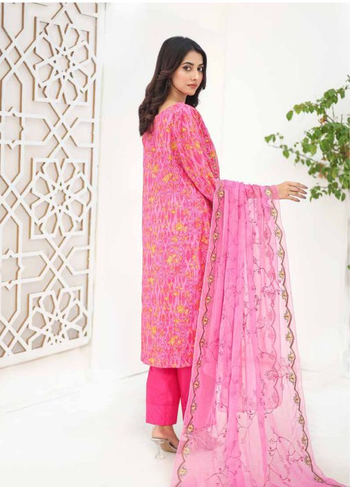 SANA SARA 3PC EMBROIDERED CAMBRIC WITH CUTWORK CHIFFON DUPATTA SERIES