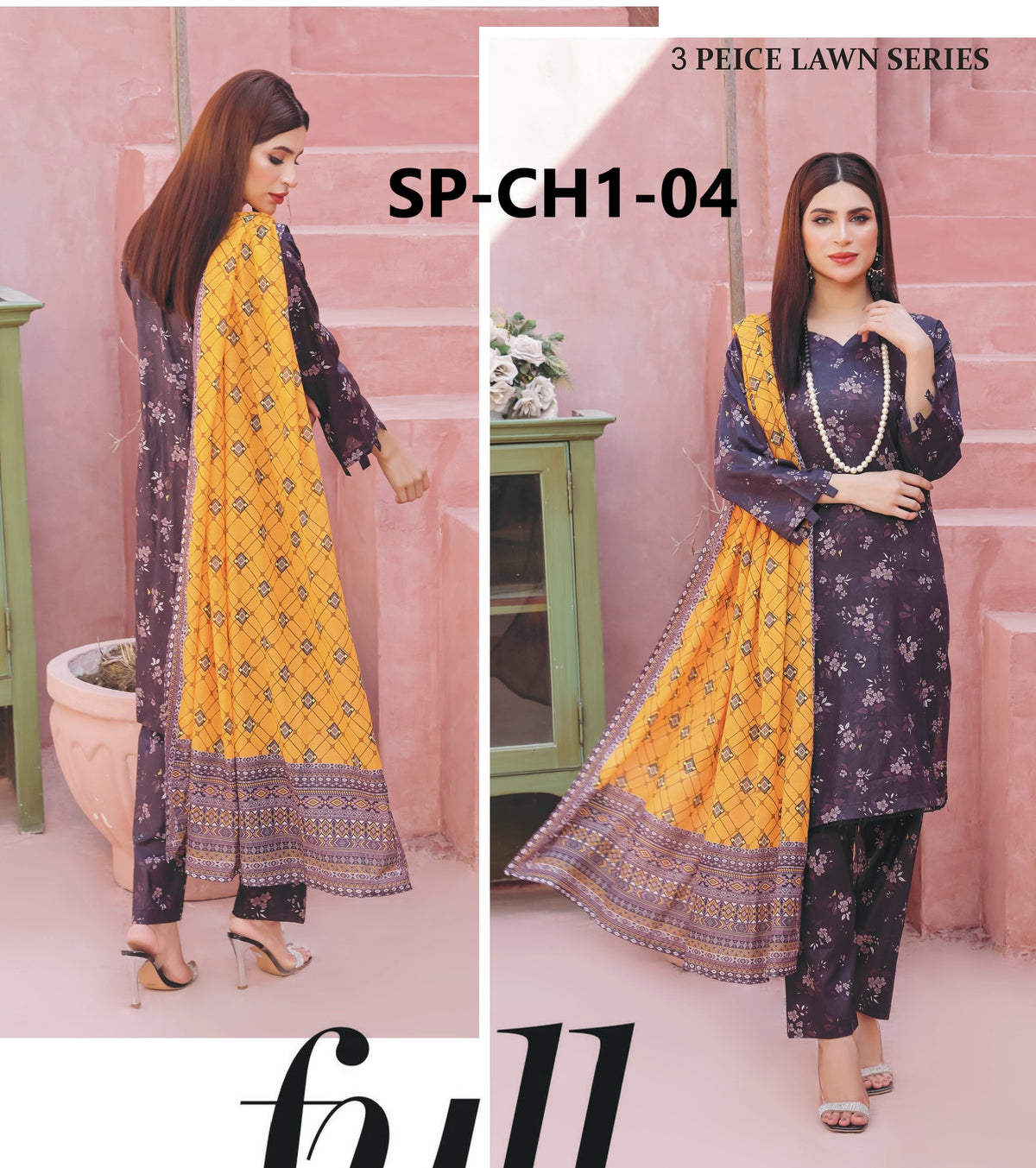 SAQAFAT BY POSHAK 3PC LAWN CHAPTER 1