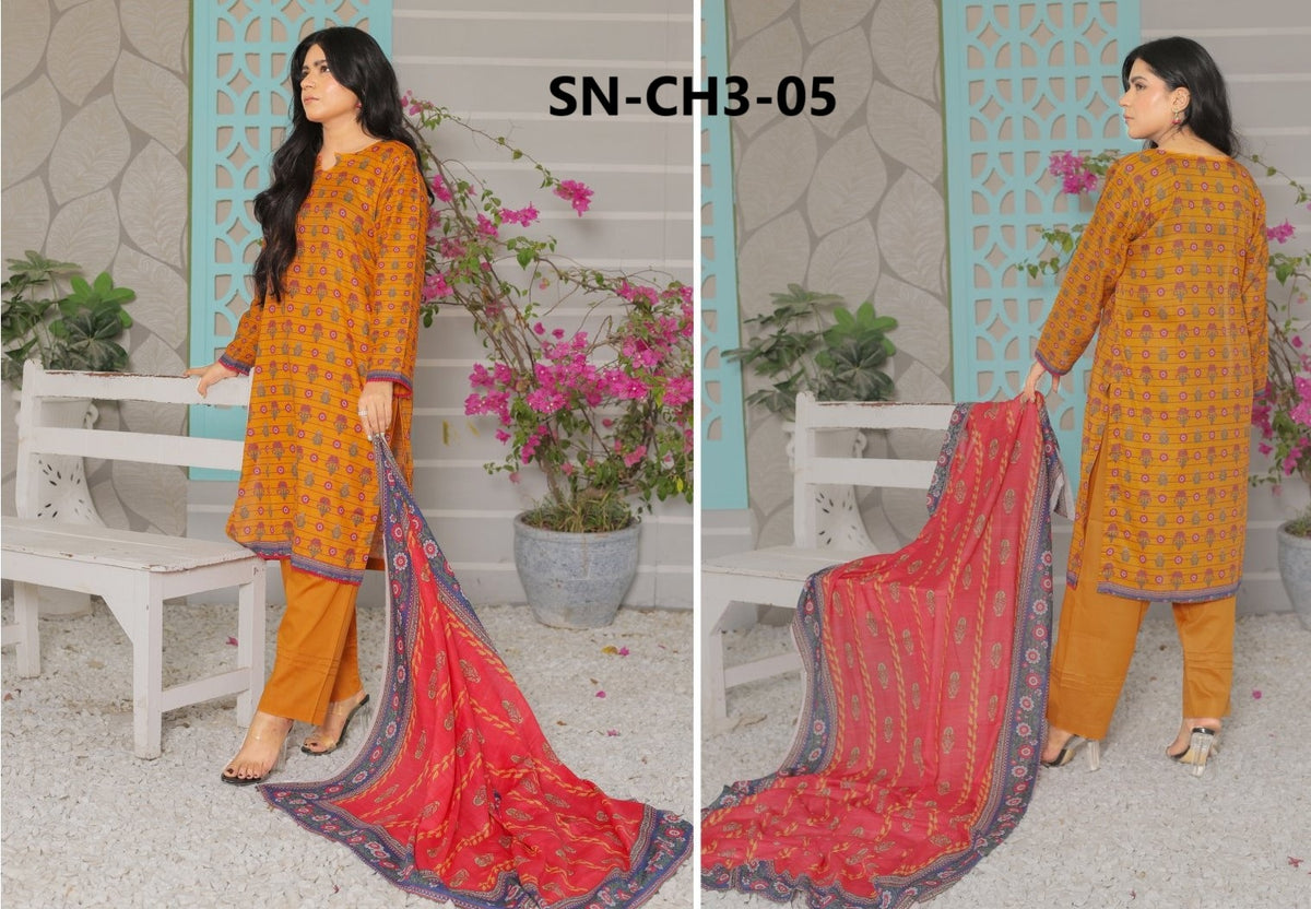 SAFFRON 3PC CAMBRIC CHAPTER 3