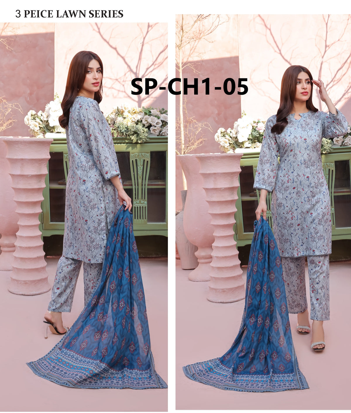 SAQAFAT BY POSHAK 3PC LAWN CHAPTER 1