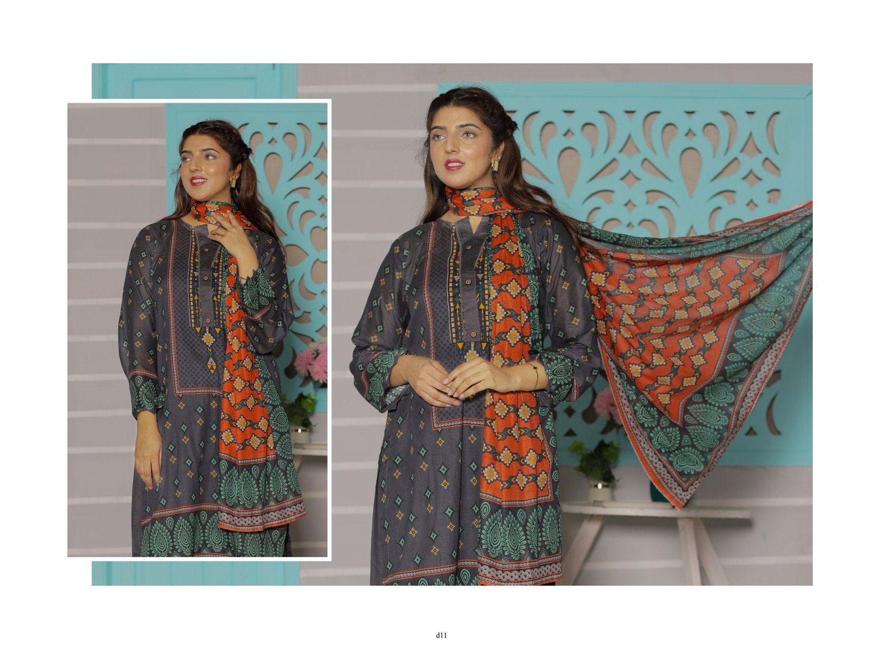 SAFFRON 3PC CAMBRIC CHAPTER 3