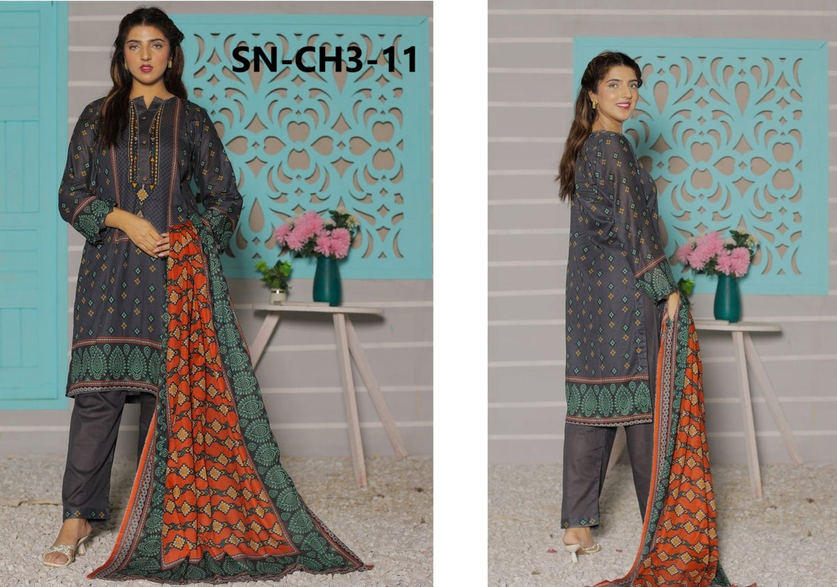 SAFFRON 3PC CAMBRIC CHAPTER 3