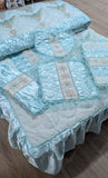 BRIDAL EMBROIDERED BEDDING SET (9Pcs Set)