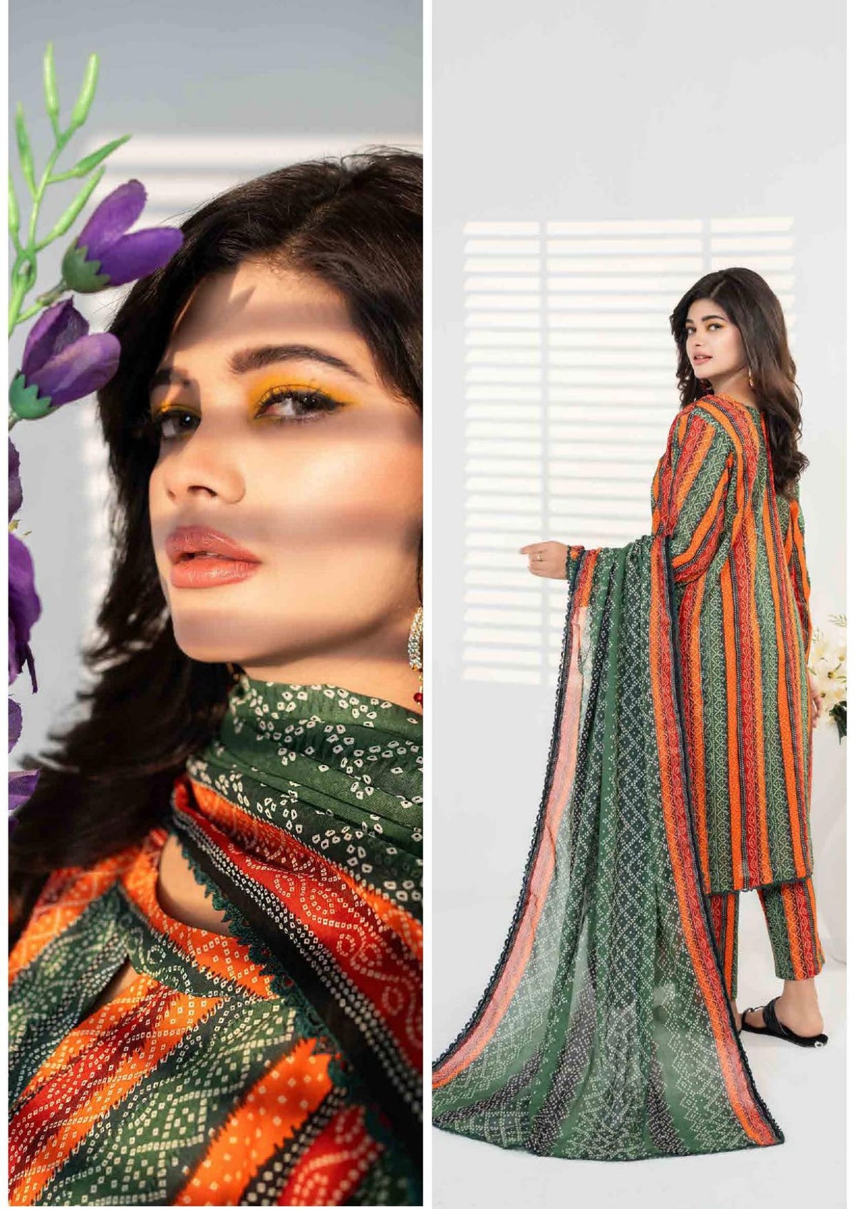 ZESH - Unstitched Same Print 3 Piece Lawn