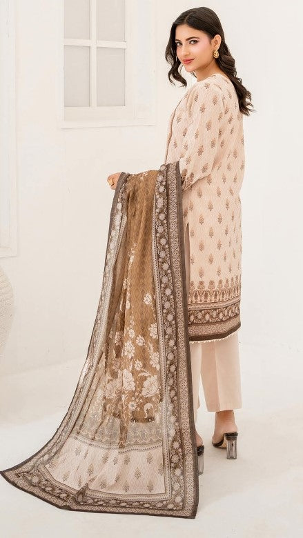 SARA – Unstitched Printed Lawn 3-Piece Suit