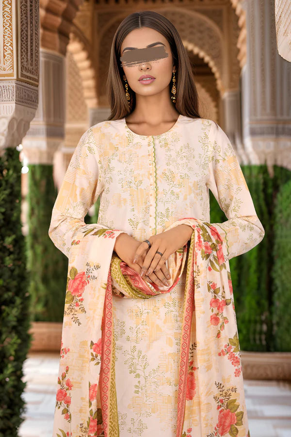 SAYA - Unstitched Printed Lawn 3 Piece