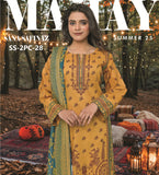 MAHAY BY SANA SAFINAZ 2PC LAWN SHIRT DUPATTA