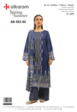 ALKARAM – Unstitched Printed Lawn 3 Piece