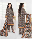 ZESH - Unstitched Same Print 3 Piece Lawn