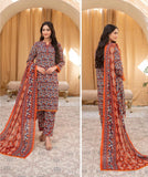 ZESH - Unstitched Same Print 3 Piece Lawn