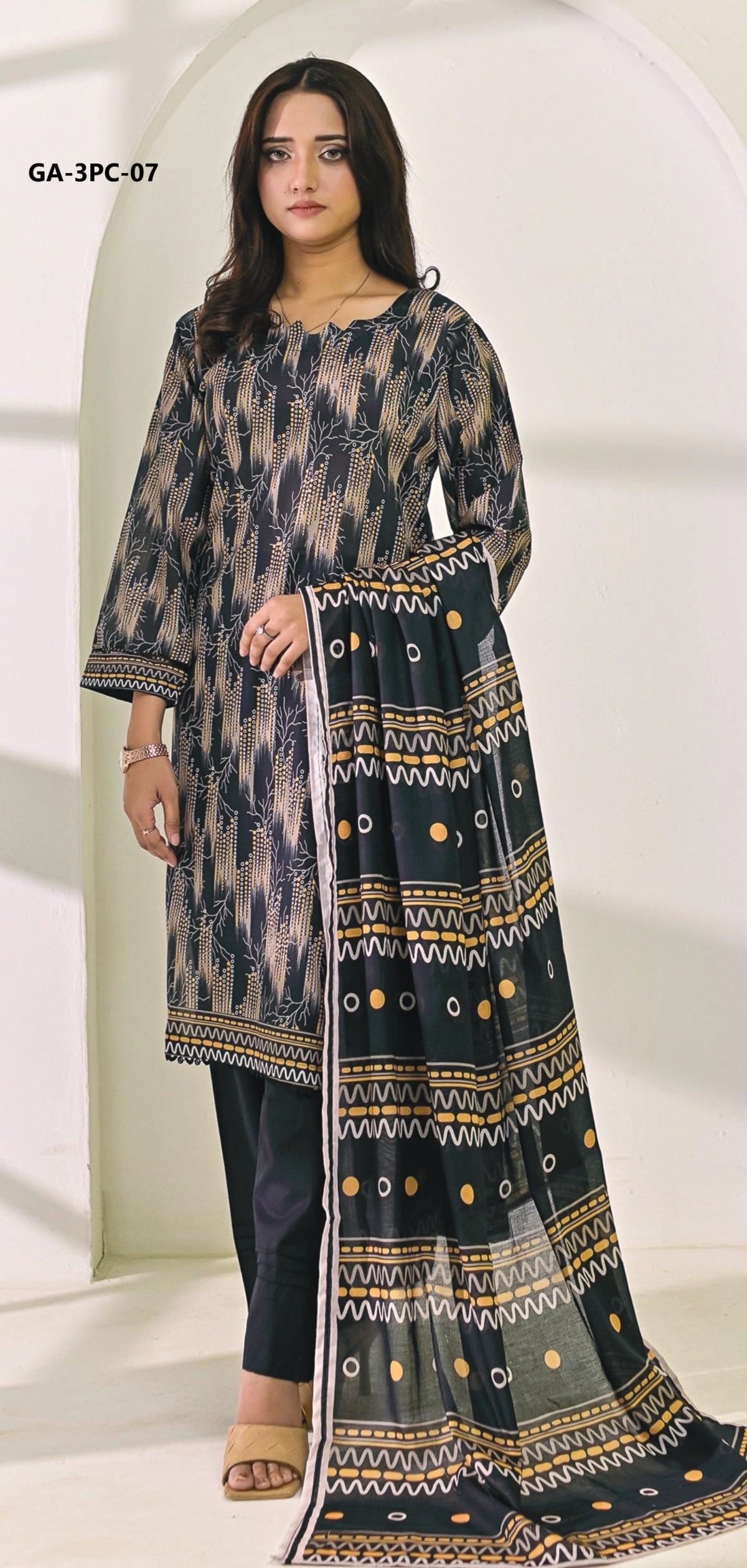 GULAHMED - Unstitch Printed 3pc Lawn