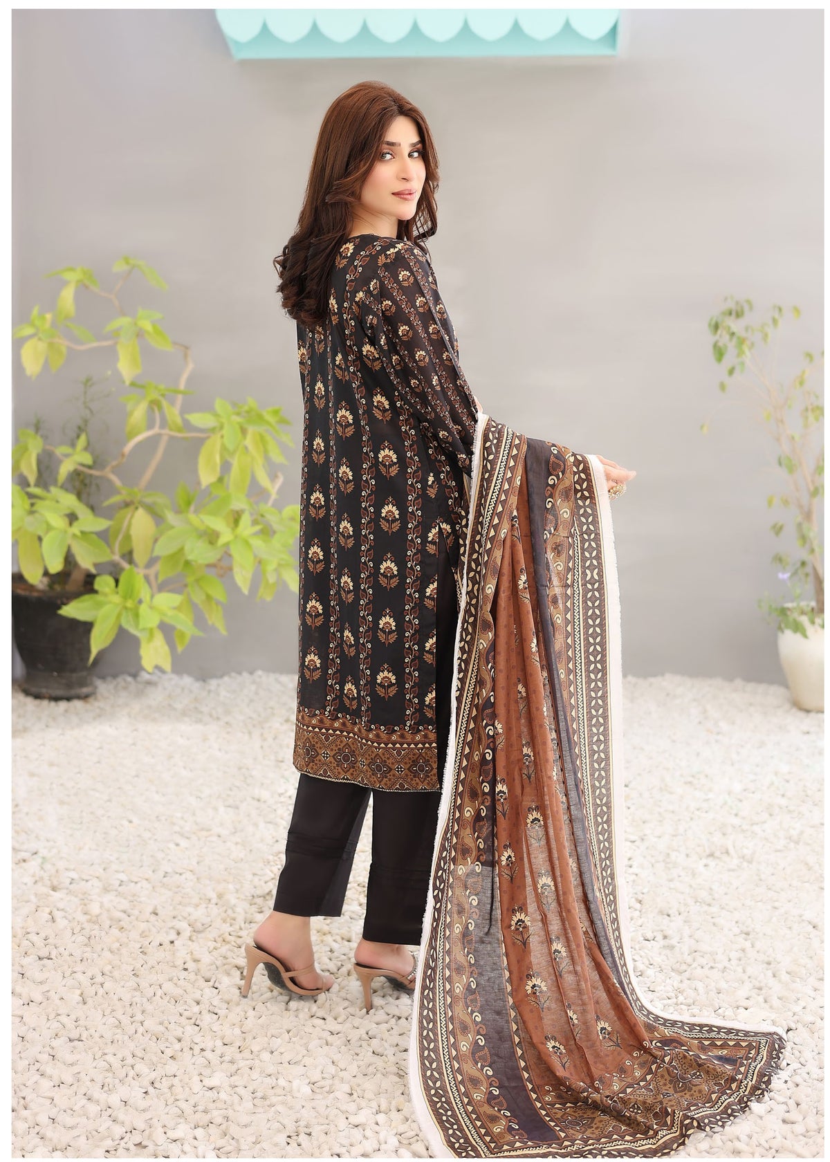 MISHAL BY LEEDS 3PC UNSTICHED CAMBRIC