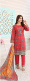 MISHAL BY LEEDS 3PC UNSTICHED CAMBRIC