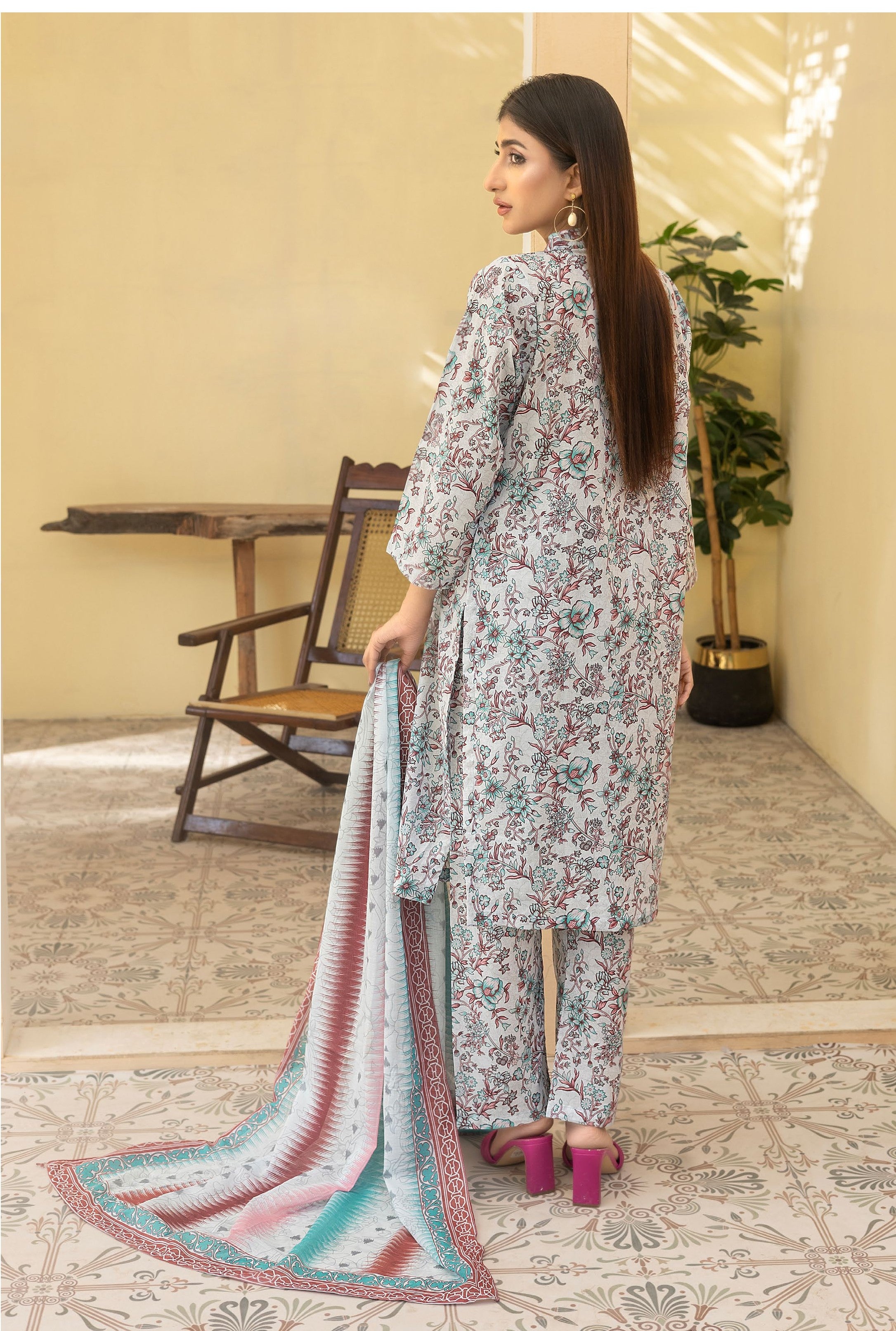 MUSKAN BY LEEDS THREE PIECE UNSTITCHED LAWN