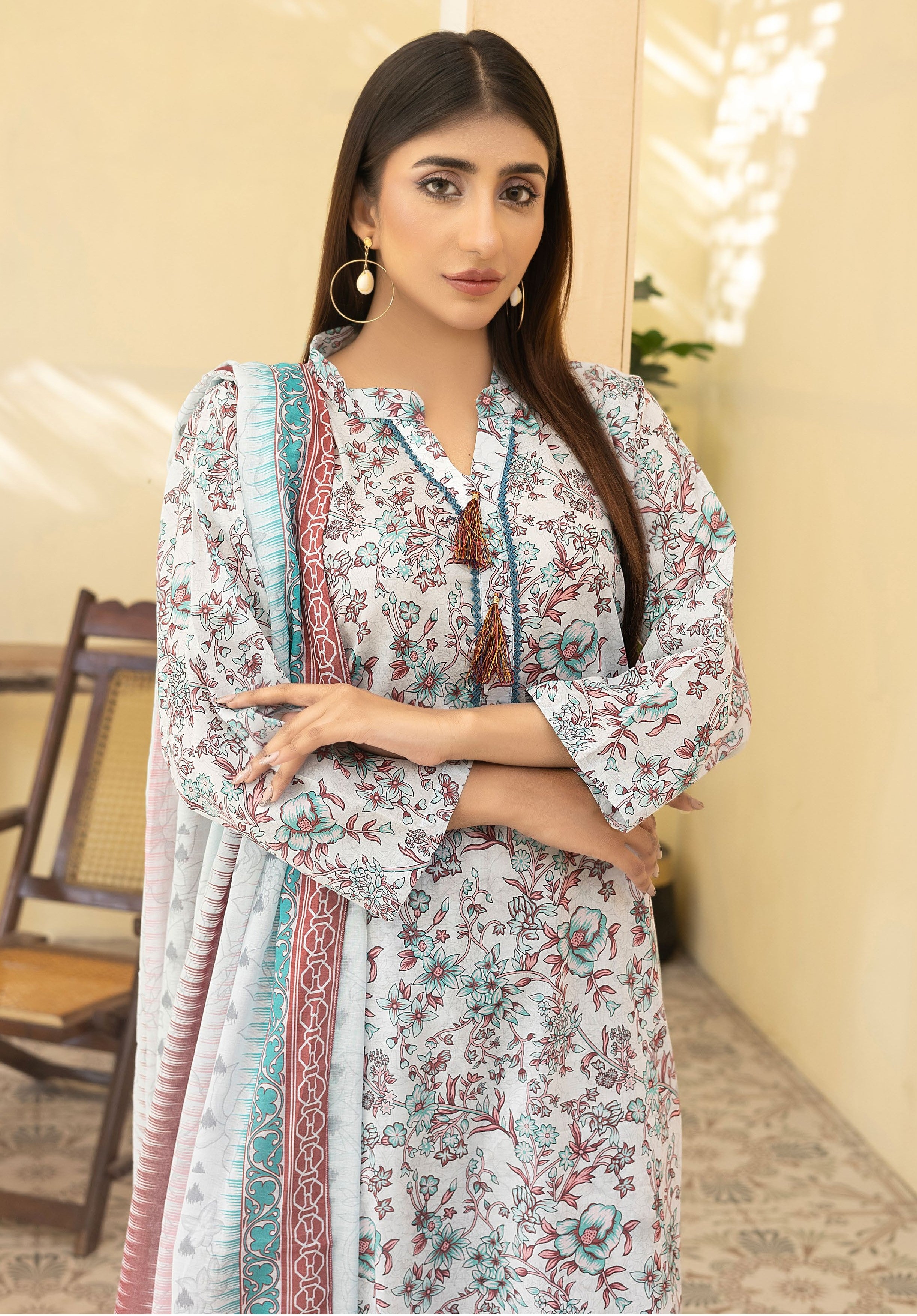 MUSKAN BY LEEDS THREE PIECE UNSTITCHED LAWN