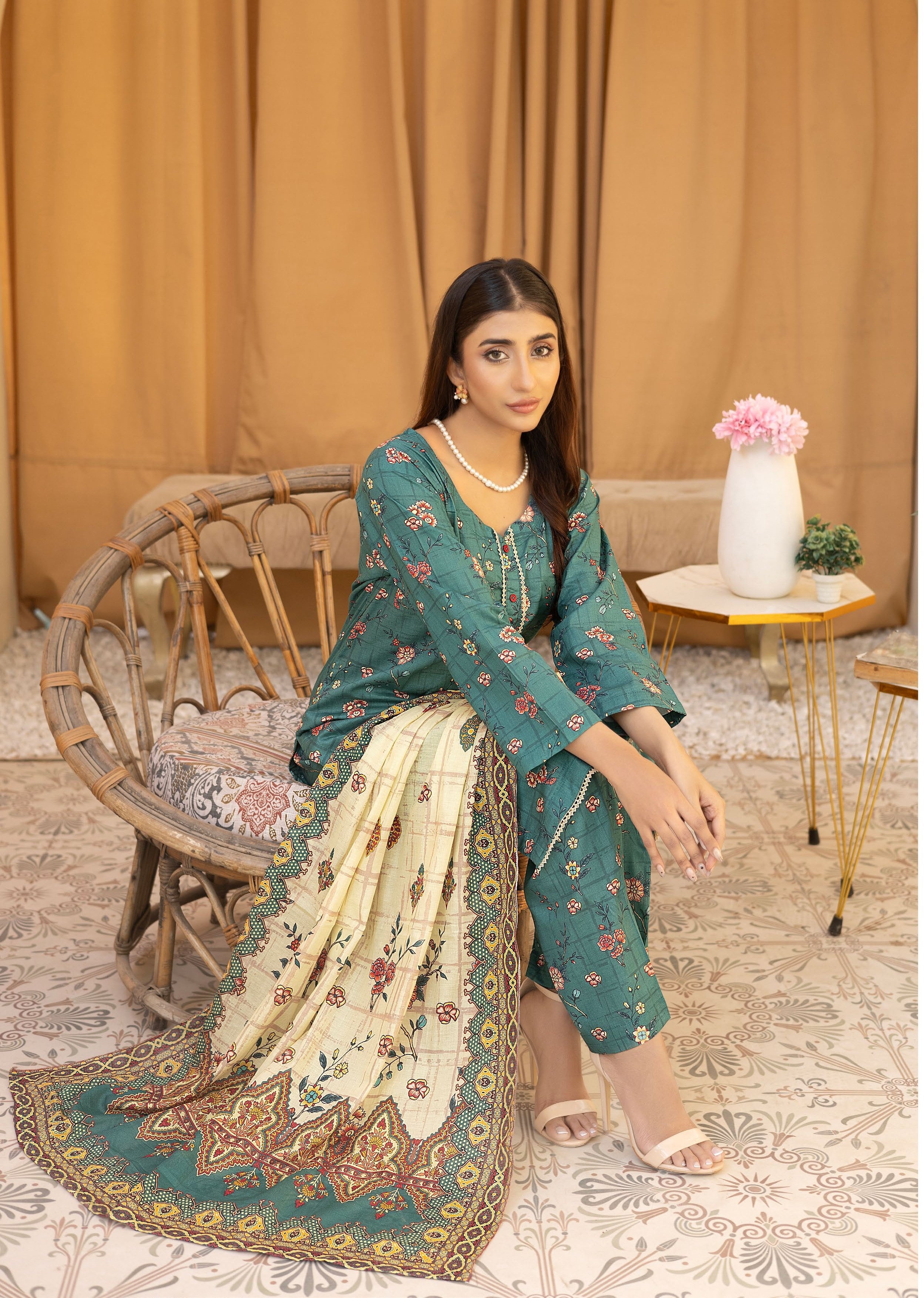 MUSKAN BY LEEDS THREE PIECE UNSTITCHED LAWN