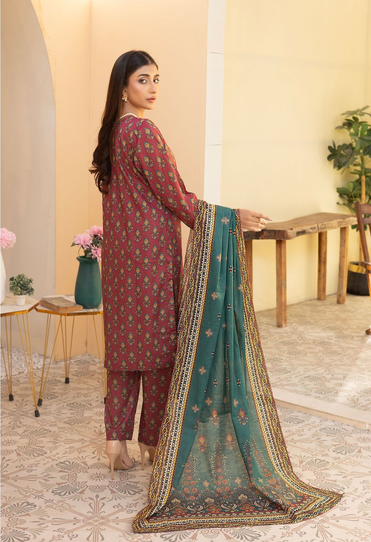 MUSKAN BY LEEDS THREE PIECE UNSTITCHED LAWN