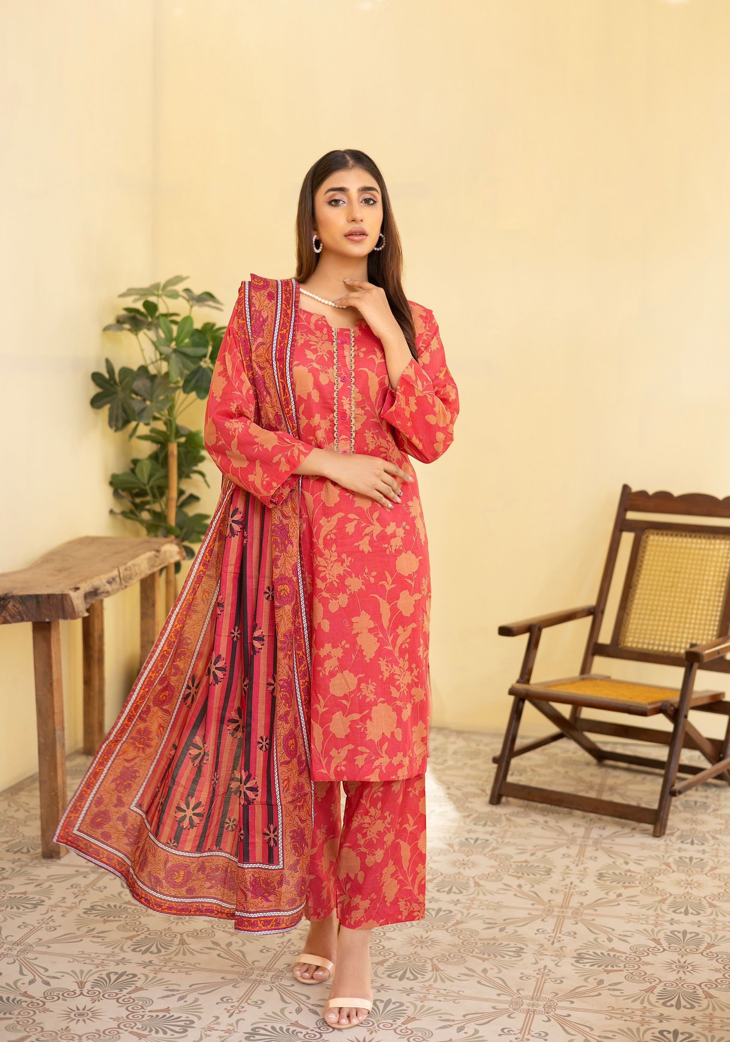 MUSKAN BY LEEDS THREE PIECE UNSTITCHED LAWN