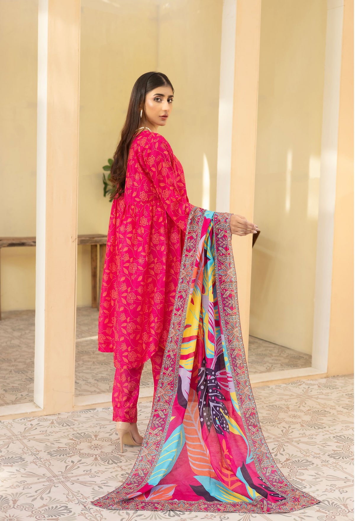 MUSKAN BY LEEDS THREE PIECE UNSTITCHED LAWN