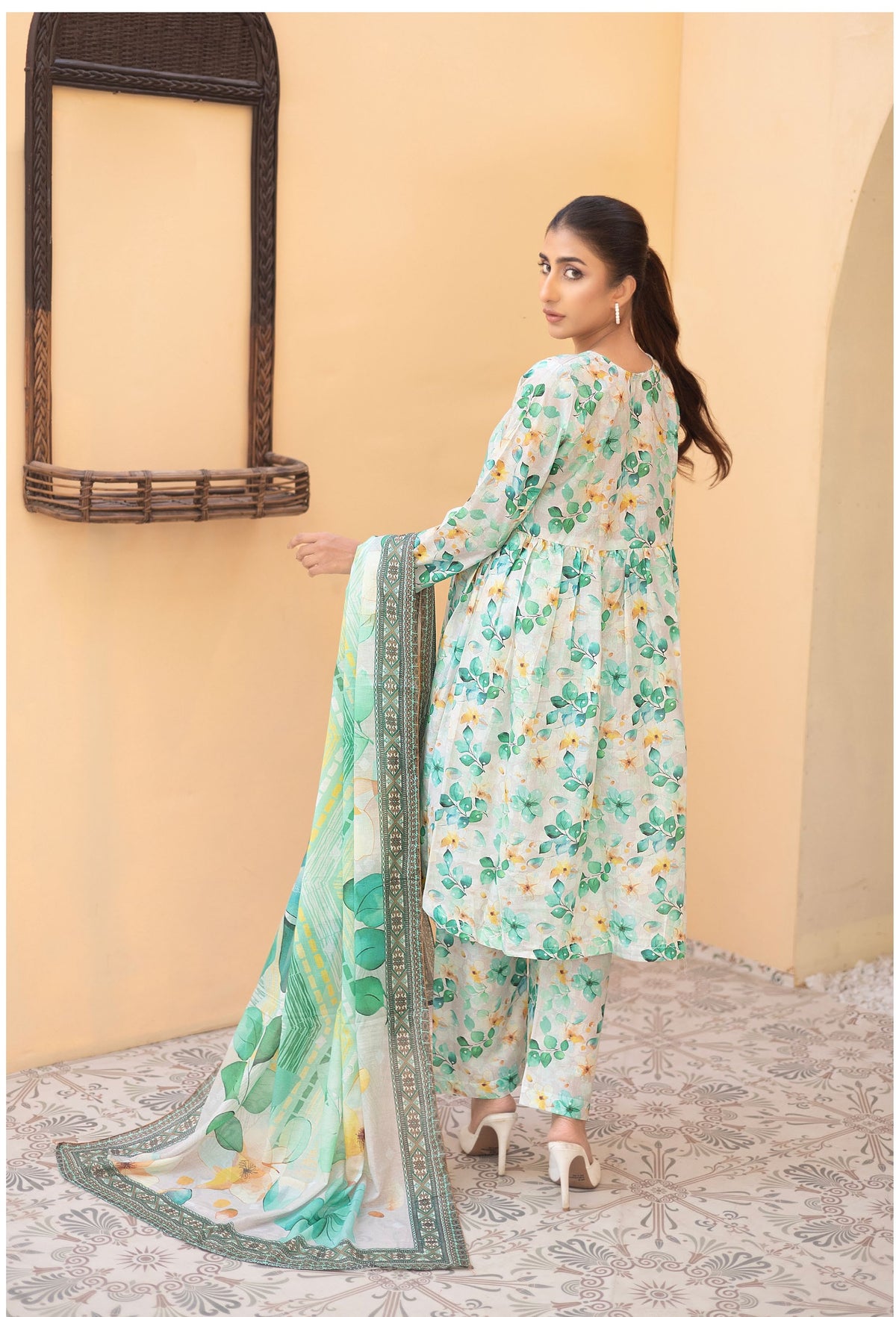 MUSKAN BY LEEDS THREE PIECE UNSTITCHED LAWN