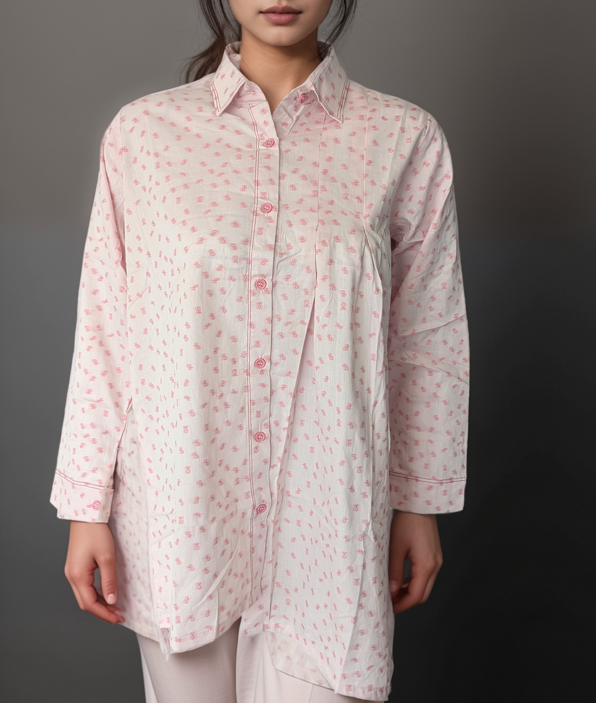 ALKARAM - STICH KURTI / SHIRT