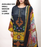 SANA SAFINAZ STITCH 2PC SILK SHIRT DUPATTA