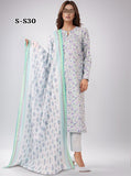 SAYA - Unstitched Printed Lawn 3 Piece