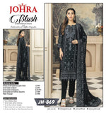 BLUSH BY JOHRA 3PC EMBROIDERY