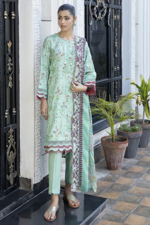 ZAIB BY JOHRA 3PC LAWN EMBROIDERED