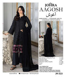 AAGOSH BY JOHRA 4PC EMBROIDERED & CHIKANKARI