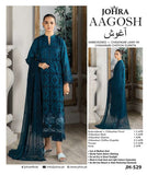 AAGOSH BY JOHRA 4PC EMBROIDERED & CHIKANKARI