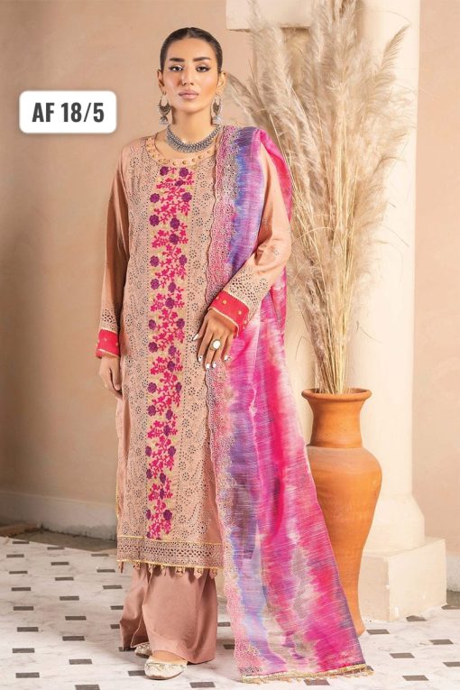 AYFAR BY USMAN KASHIF 3PC EMBROIDERY VOL-18