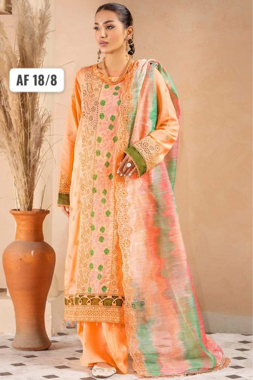 AYFAR BY USMAN KASHIF 3PC EMBROIDERY VOL-18