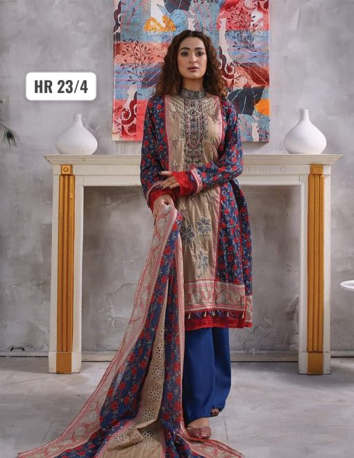 HARAM BY USMAN KASHIF 3PC EMBROIDERY VOL-23