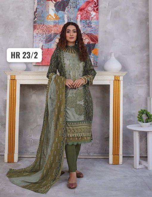 HARAM BY USMAN KASHIF 3PC EMBROIDERY VOL-23