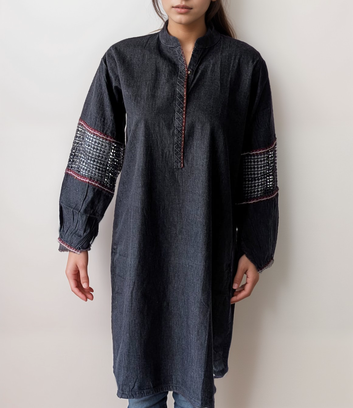 ALKARAM - STICH KURTI / SHIRT