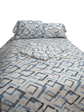 3-Piece Luxury Bed Sheet Set – Elastic Fitted | Printed Flanelle By Henri Coveri