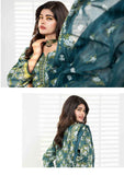 ZESH - Unstitched Same Print 3 Piece Lawn