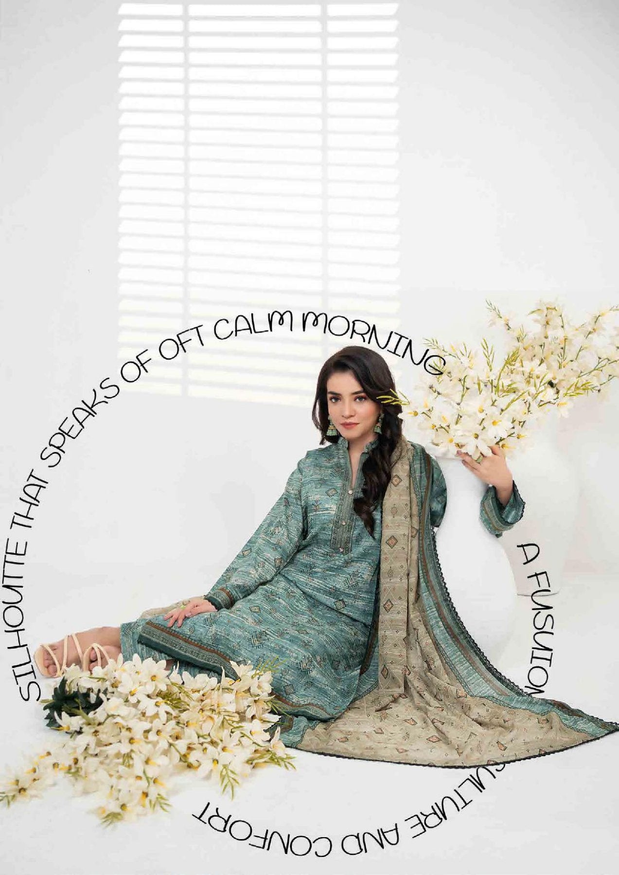 ZESH - Unstitched Same Print 3 Piece Lawn