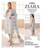 ZIARA BY JOHRA 3PC EMBROIDERED JACQUARD