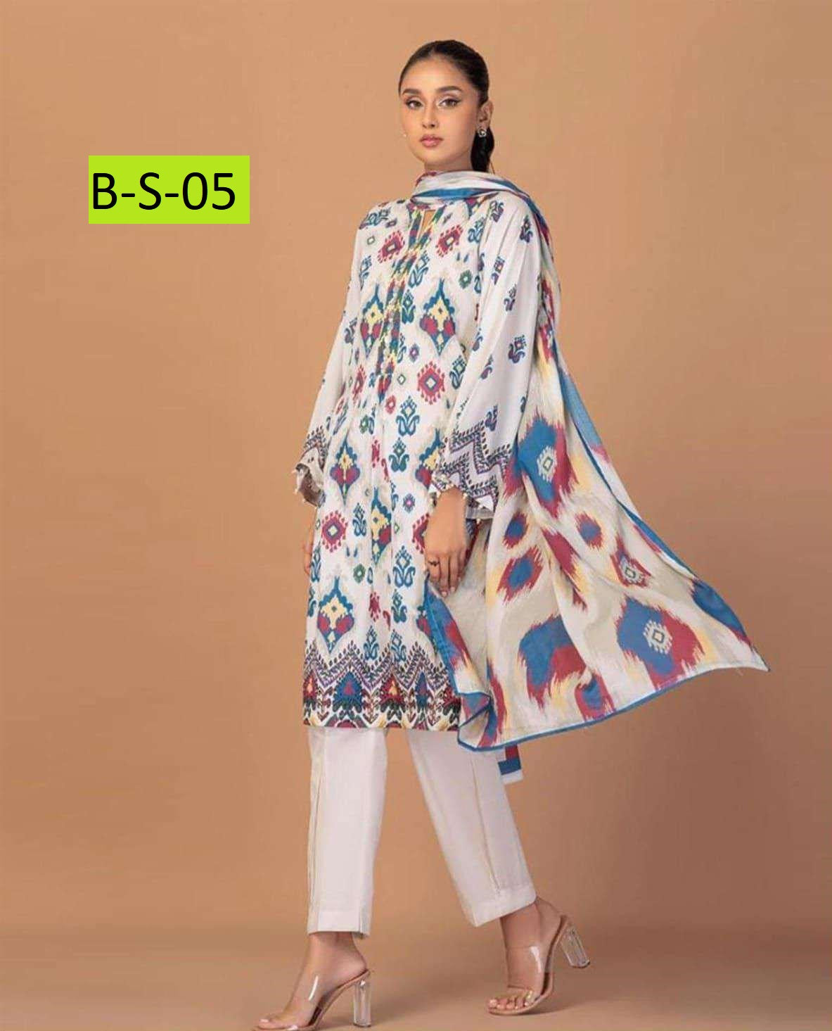 BONANZA SATRANGI 3PC CAMBRIC PREMIUM COLLECTION