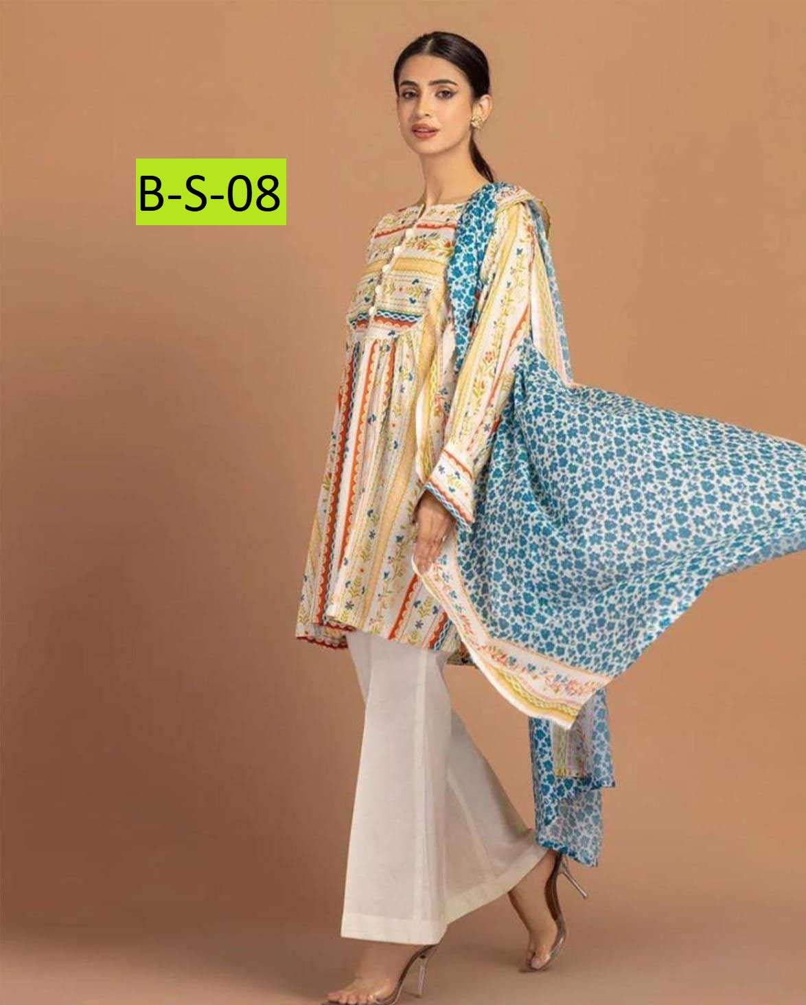 BONANZA SATRANGI 3PC CAMBRIC PREMIUM COLLECTION