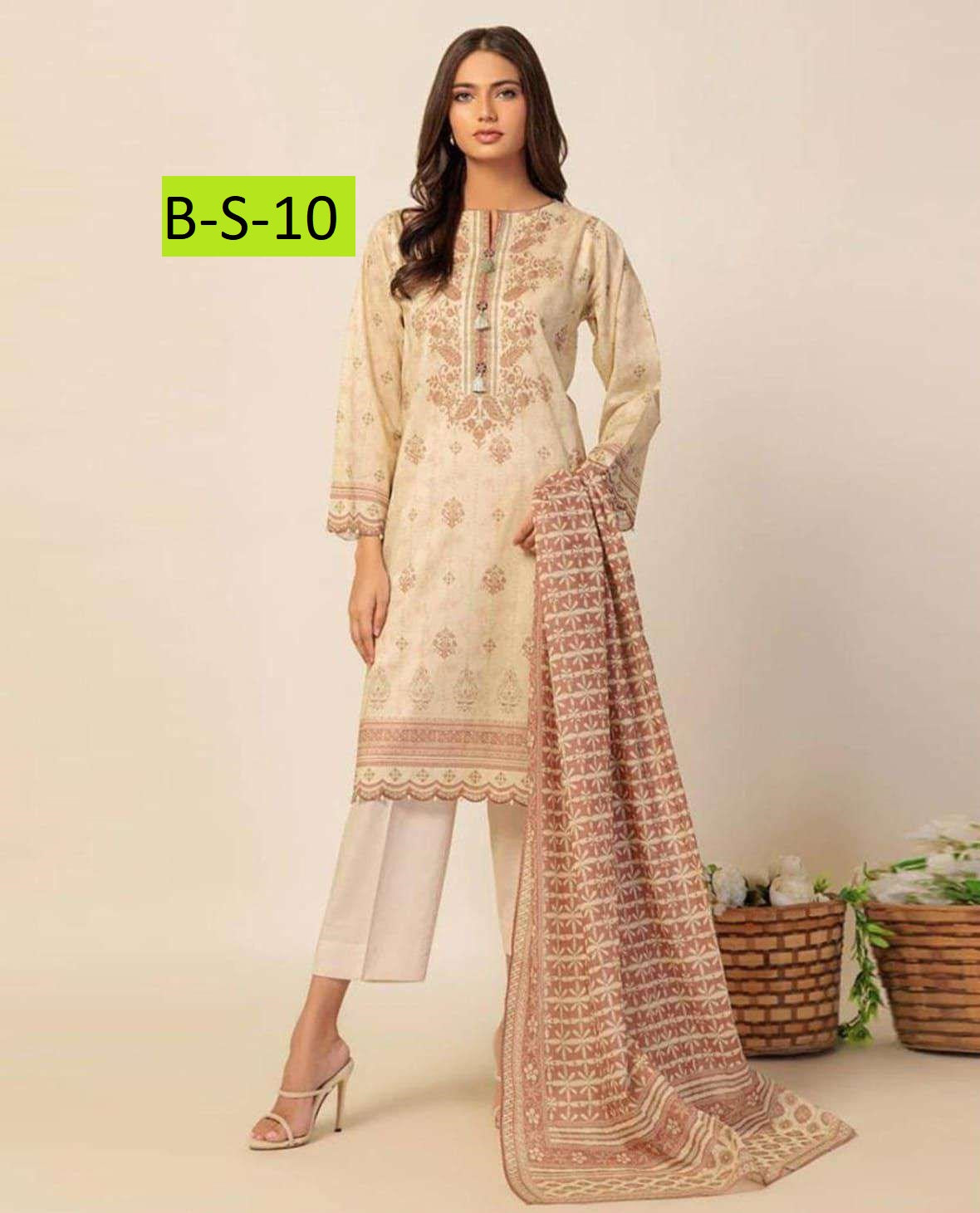 BONANZA SATRANGI 3PC CAMBRIC PREMIUM COLLECTION