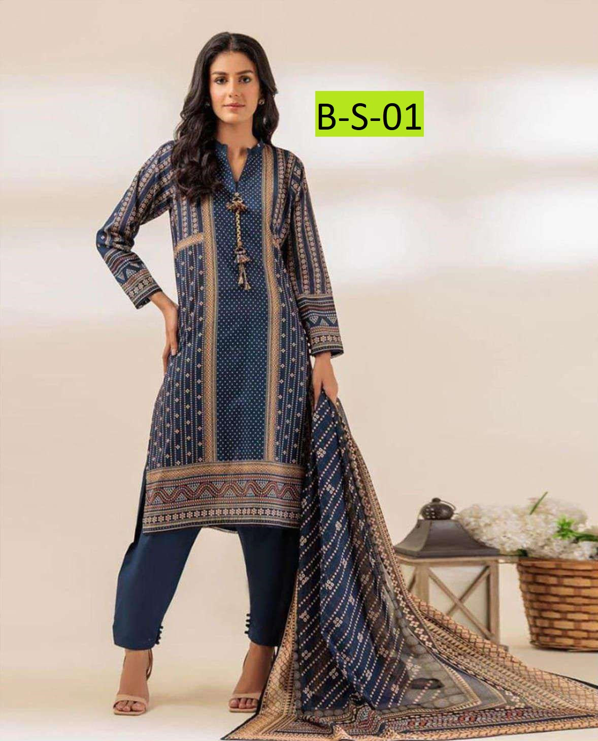 BONANZA SATRANGI 3PC CAMBRIC PREMIUM COLLECTION