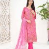 SANA SARA 3PC EMBROIDERED CAMBRIC WITH CUTWORK CHIFFON DUPATTA SERIES