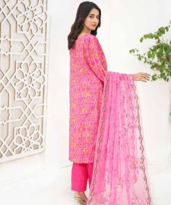 SANA SARA 3PC EMBROIDERED CAMBRIC WITH CUTWORK CHIFFON DUPATTA SERIES