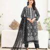 SANA SARA 3PC EMBROIDERED CAMBRIC WITH CUTWORK CHIFFON DUPATTA SERIES