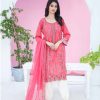 SANA SARA 3PC EMBROIDERED CAMBRIC WITH CUTWORK CHIFFON DUPATTA SERIES