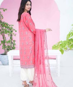 SANA SARA 3PC EMBROIDERED CAMBRIC WITH CUTWORK CHIFFON DUPATTA SERIES